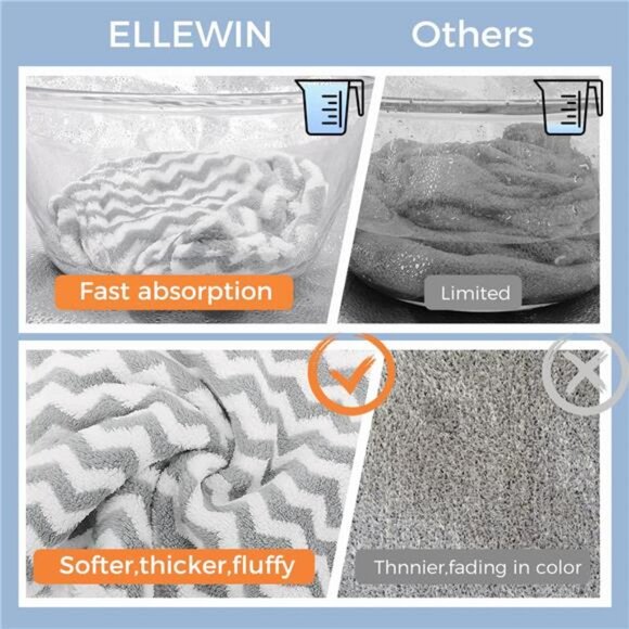 Microfiber Hair Towel Wrap for Women 2 Pack,Adjustable Hair Drying - Picture 5 of 7